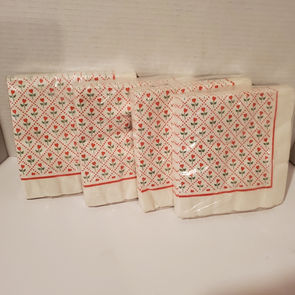 📣5 for $20!📣 4 Packs of Floral Luncheon Napkins NEW